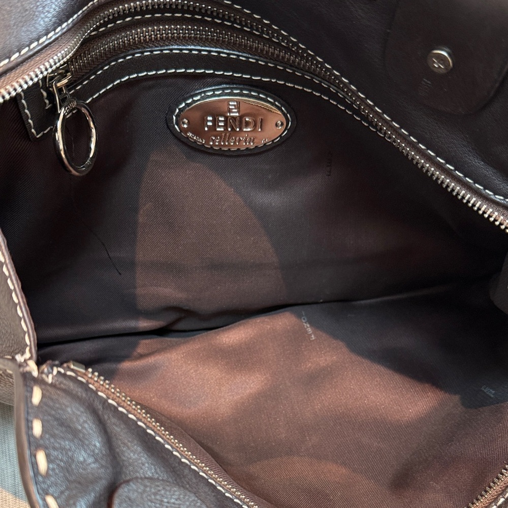 Fendi Black Leather Shoulder Bag - Picture 10 of 14